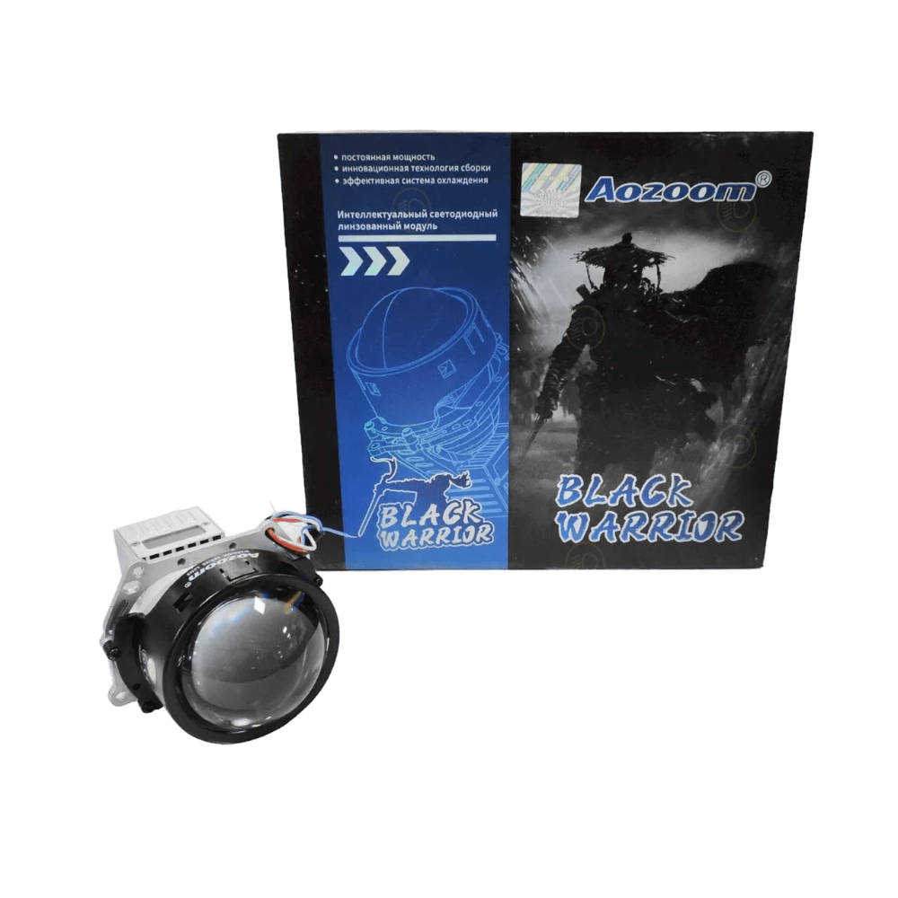 Комплект Би-диодных линз Aozoom Black WARRIORl 3.0 5500K