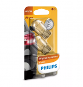 Галогенные лампы W21/5W Philips Vision 12V 12066 B2 (блистер)