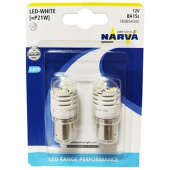 Комплект светодиодных ламп P21W Narva Range Performance White LED  