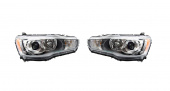 �������� ��� Mitsubishi Lancer (2007-2010) � bi-led ������� �V3 pro X-LED
