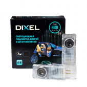 Светодиодная проекция логотипа Dixel G6 P CMS-C2 в штатное место Светодиодная проекция логотипа Dixel G6 P CMS-C2 в штатное место