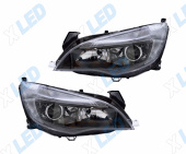 �������� ��� Opel Astra J (2012-2015) � bi-led ������� �4 X-LED, ����������� �������