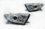 �������� ��� Toyota Highlander (2010-2013) � bi-led ������� �V5 X-LED, ����������� �������