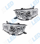 �������� ��� Mitsubishi Pajero Sport (2008-2016) � bi-led ������� �V6 X-LED, ����������� �������