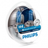 Галогенные лампы H4 Philips Diamond Vision 12342DVS2