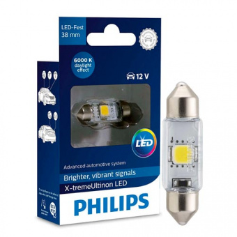 PHILIPS 12V X-treme Ultinon LED-Fest 38 6000K