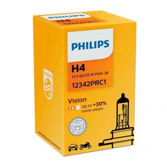   H4 Philips Vision 12342PRC1