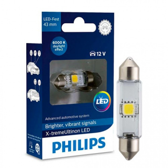  PHILIPS 12V X-treme Vision LED 43 6000