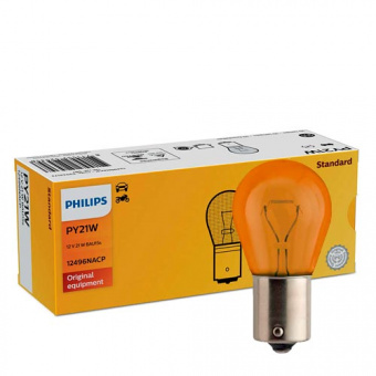 ����� PY21W Philips Standart 12V 12496NACP